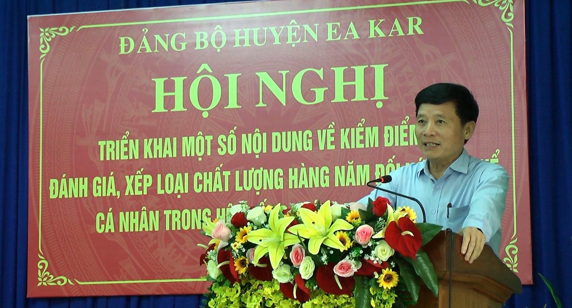 Huyện ủy tổ chức Hội nghị hướng dẫn bình xét, đánh giá.00_02_10_08.Still007